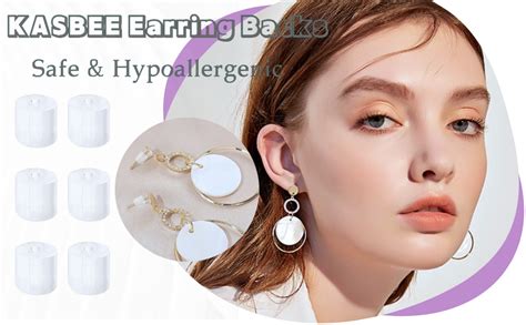 Plastic Tube Earring Backs