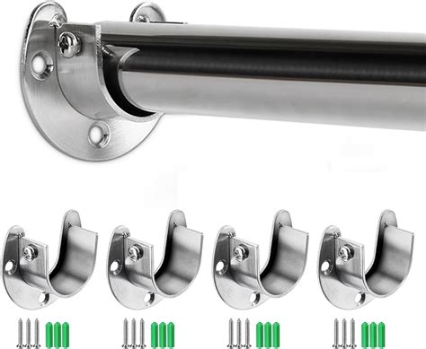 Plastic Wardrobe Pole Brackets