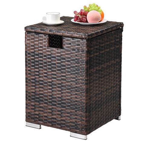 Plastic Wicker Storage Boxes With Lid