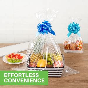 Plastic Wrap To Wrap Baskets