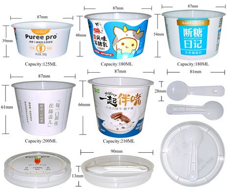 Plastic Yoghurt Containers