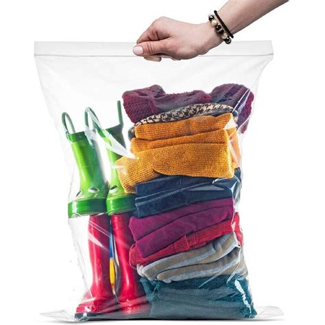 Plastic Zip Bags Large