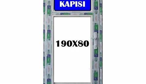 80X180 PVC BANYO KAPISI CAMLI SELEKPEN ® Türkiyenin