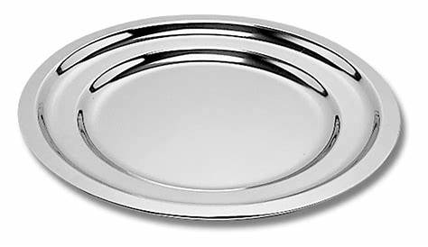 Plat rond plat en inox 18 diam. 330 mm MJPRO