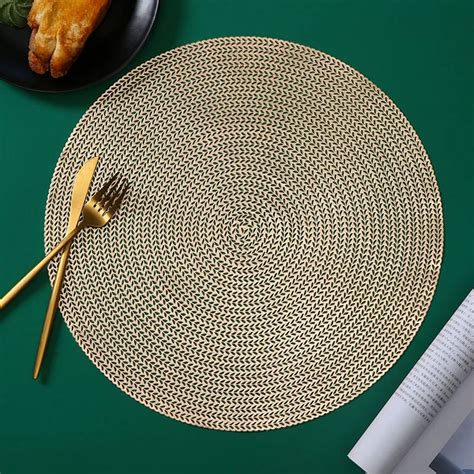plate mat for round dining tablet