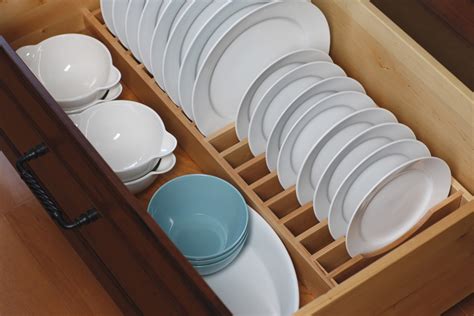 Plate Storage In Drawer