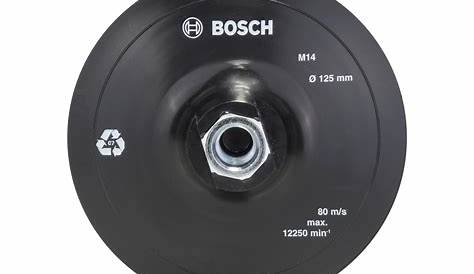 Bosch plateau de poncage 125mm pour perceuse Hubo