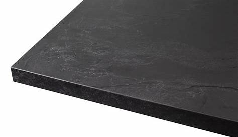 Plateau De Table Noir Mat Haute Bar Vista, En Mdf