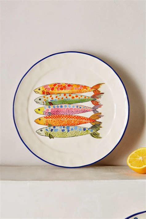 Plates With Fish Design