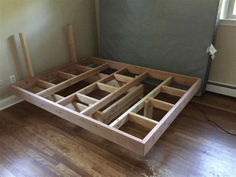 Woodwork Platform Bed Frame Plans King PDF Plans