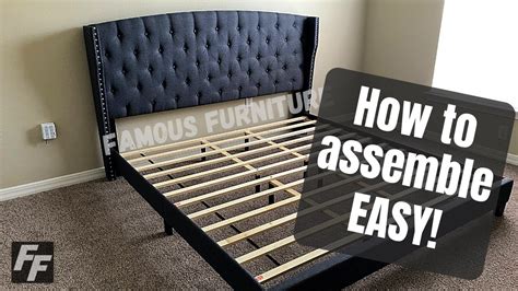 platform bed assembly instructions