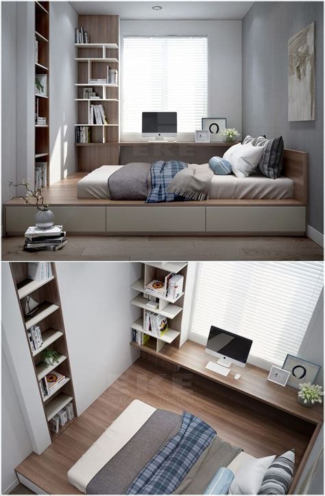 Platform Bed For Small Bedroom