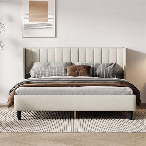 Platform Bed Frames King With Headboard