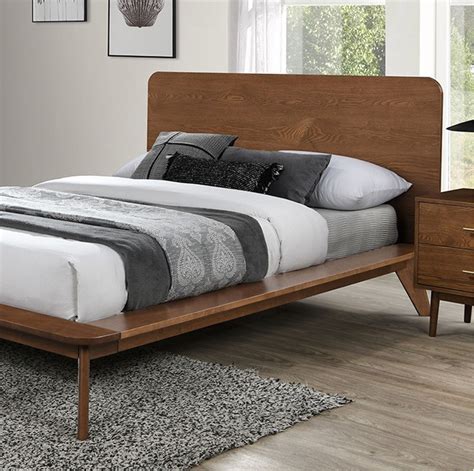 Platform Bed In Walnut