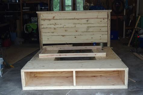 Platform Bed With Headboard Plans