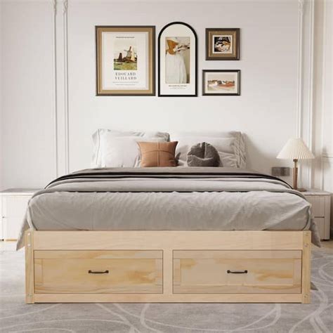 Platform Beds With Drawers Underneath