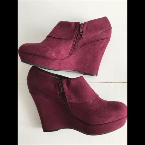 Platform Zip Wedge Bootie