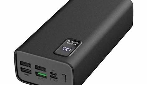 Power Bank 20 000 mAh, 2 X USB, 5,0 V/2,1 a