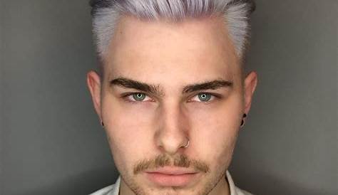 Platinum Hair Color Male White color For Men! Men Blonde , Men