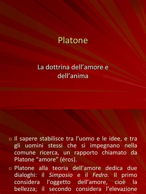 platone e l'amore