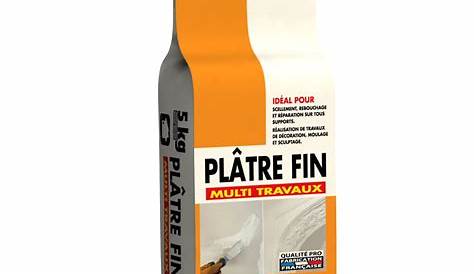 SADER Plâtre fin en poudre Sader 1kg Plâtre fin de