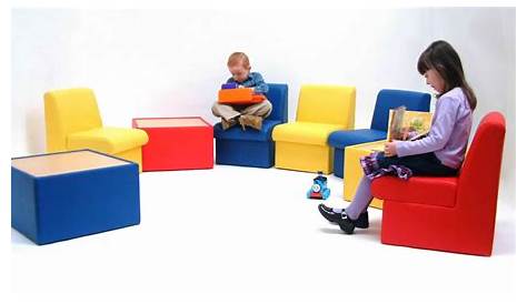 Play Time Floor Mattress Soft Seating Kids Room Kiddy Cabby Modular For