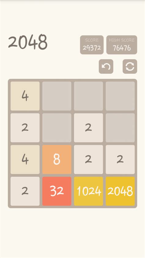 play 2048 game online no download