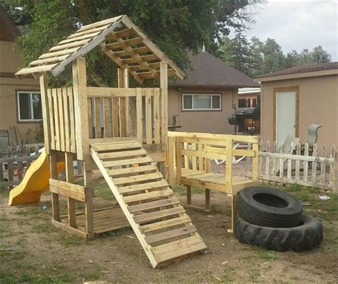 Play Equipment Made From Pallets