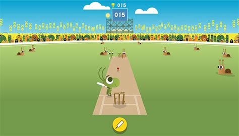 play google cricket doodle games online free