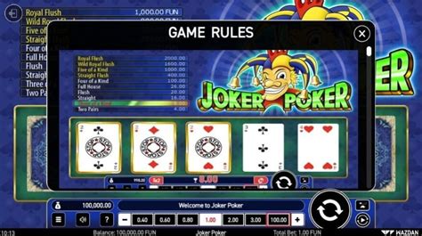 play joker poker online free