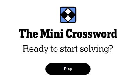 play mini crossword