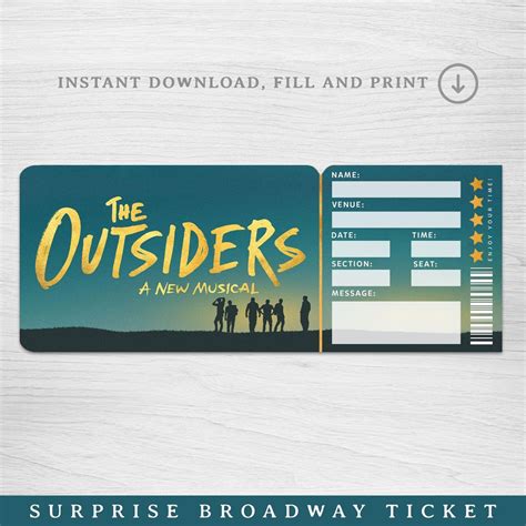 Play Printable About The Outsiders