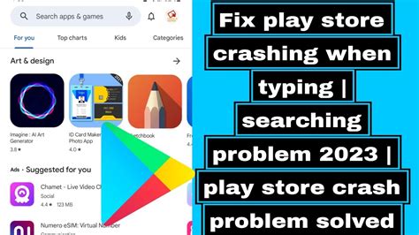 Play Store Crashing