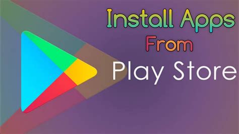 play store install app