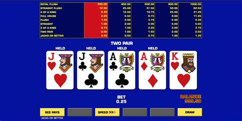play video poker for free with no download