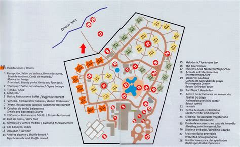 playa costa verde resort map