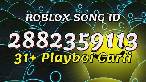 Playboi Carti roblox bypassed id / RARE ROBLOX IDS MADE