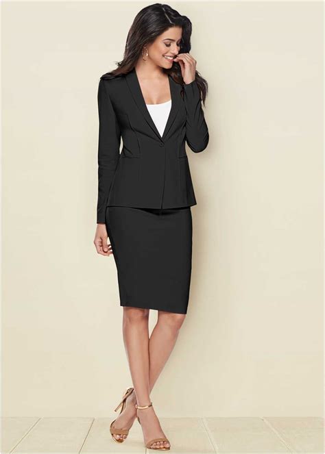 playboy pencil skirt and blazer