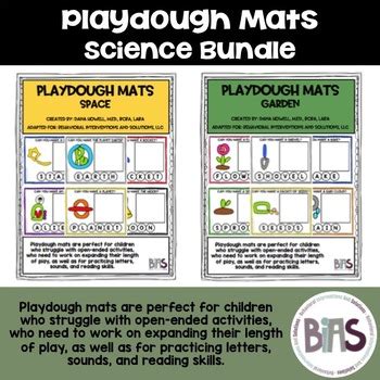 playdoh mats science