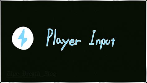 player input