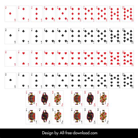 playing card template illustrator free