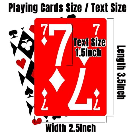 Playing Cards With Big Numbers