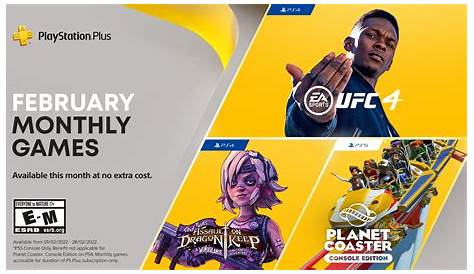Juegos de PlayStation Plus para febrero de 2022: UFC 4, Planet Coaster