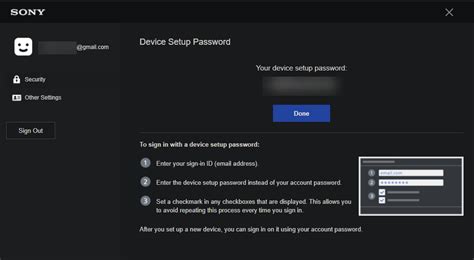 Playstation 3 Device Setup Password