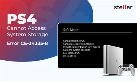 Playstation 4 Storage Error