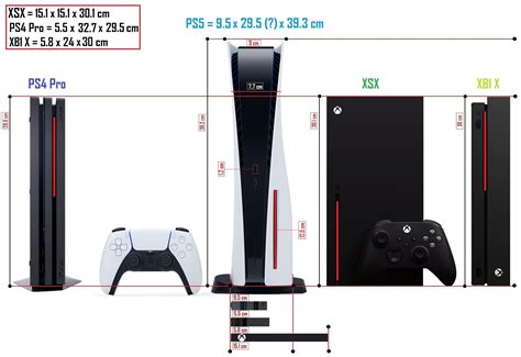 playstation 5 console dimensions