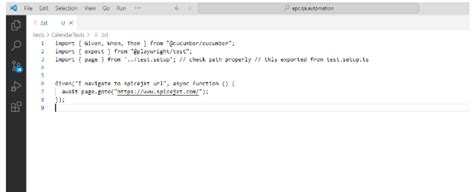 playwright typescript sample project