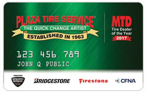 Plaza Tire Service Credit Card