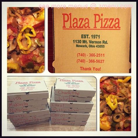 plaza pizza newark ohio