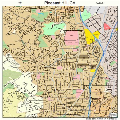 Pleasant Hill Zip Code Map
